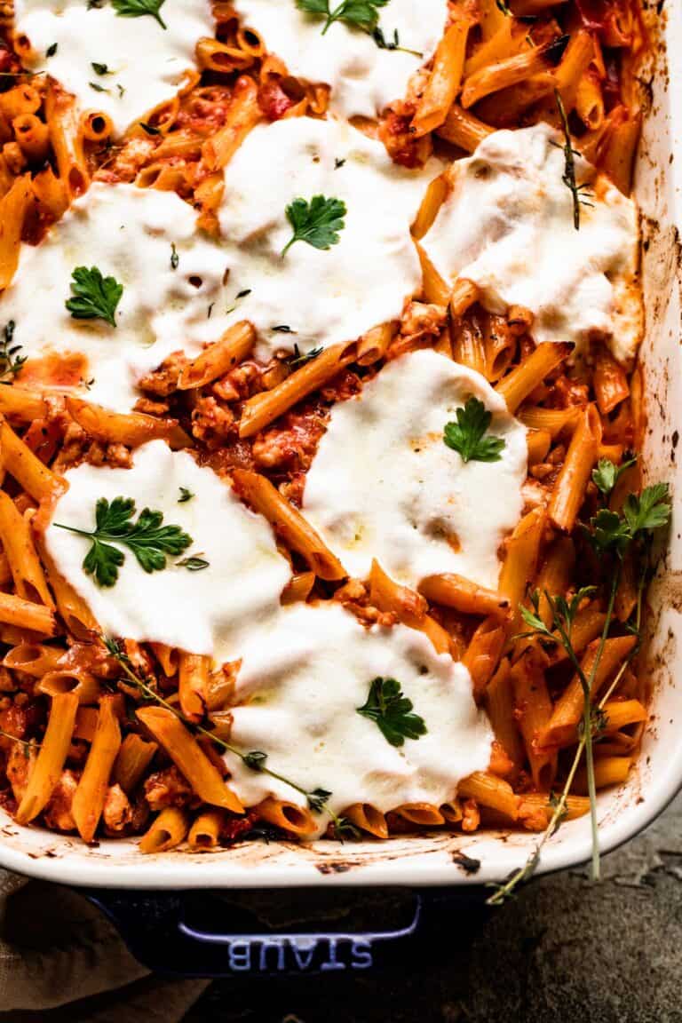 Baked Penne Alla Vodka 