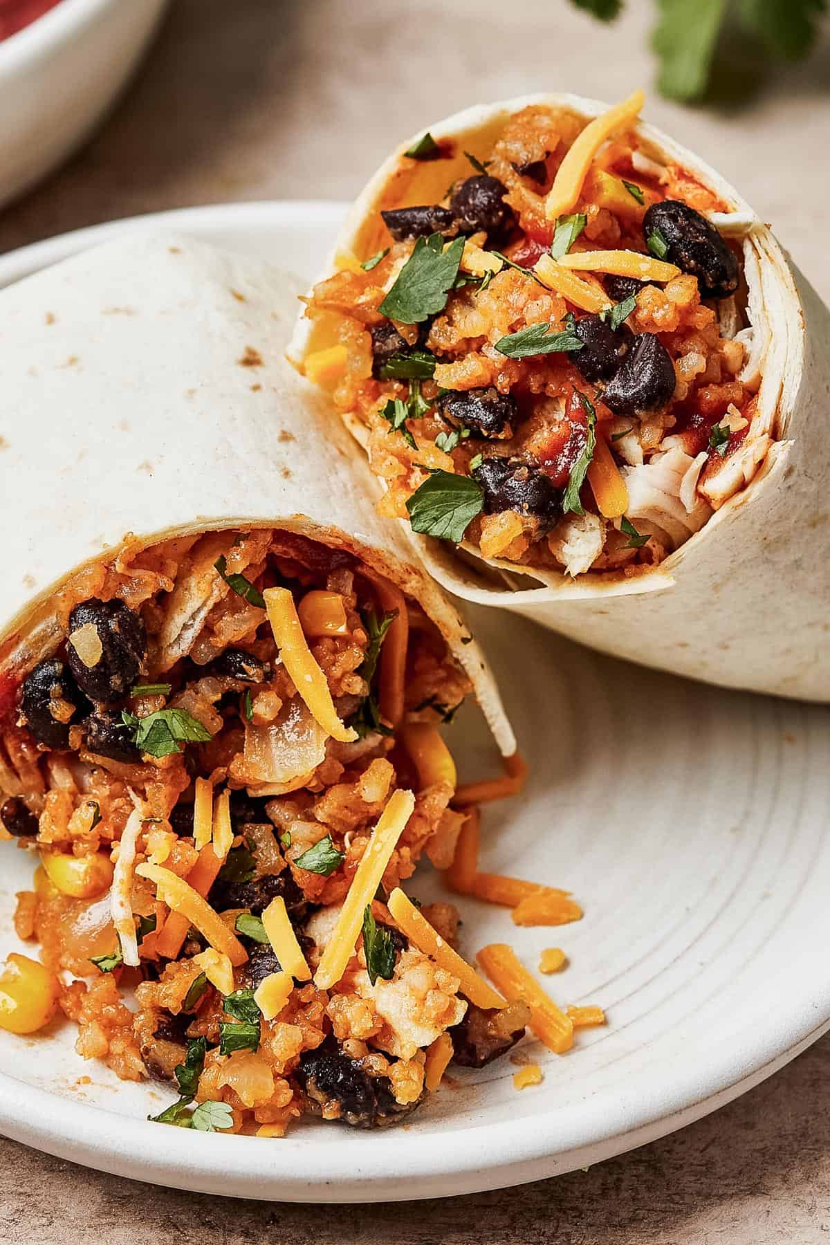 Instant Pot Chicken Burritos