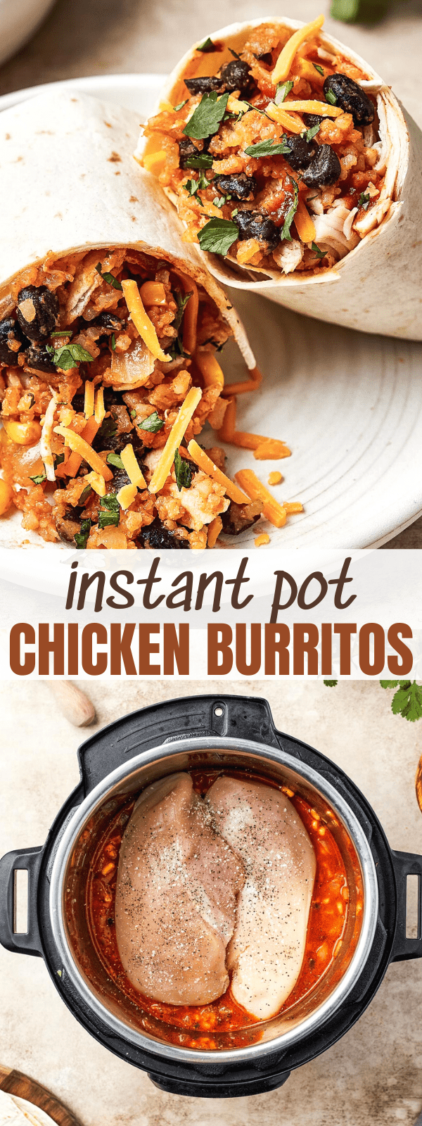 Instant Pot Chicken Burritos Easy Weeknight Recipes