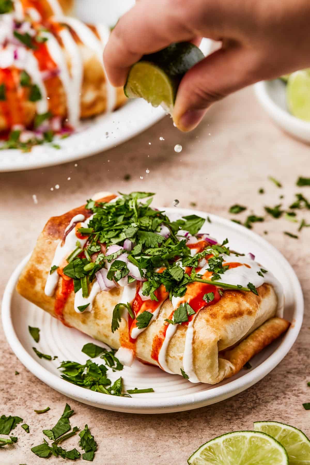 Homemade Chicken Chimichangas