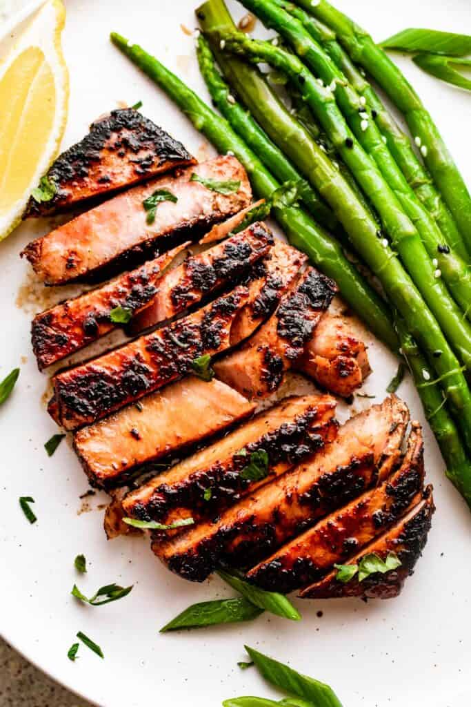 Blackened Balsamic Tuna Steaks Easy Weeknight Recipes