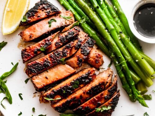 Tuna steak shop marinade balsamic vinegar