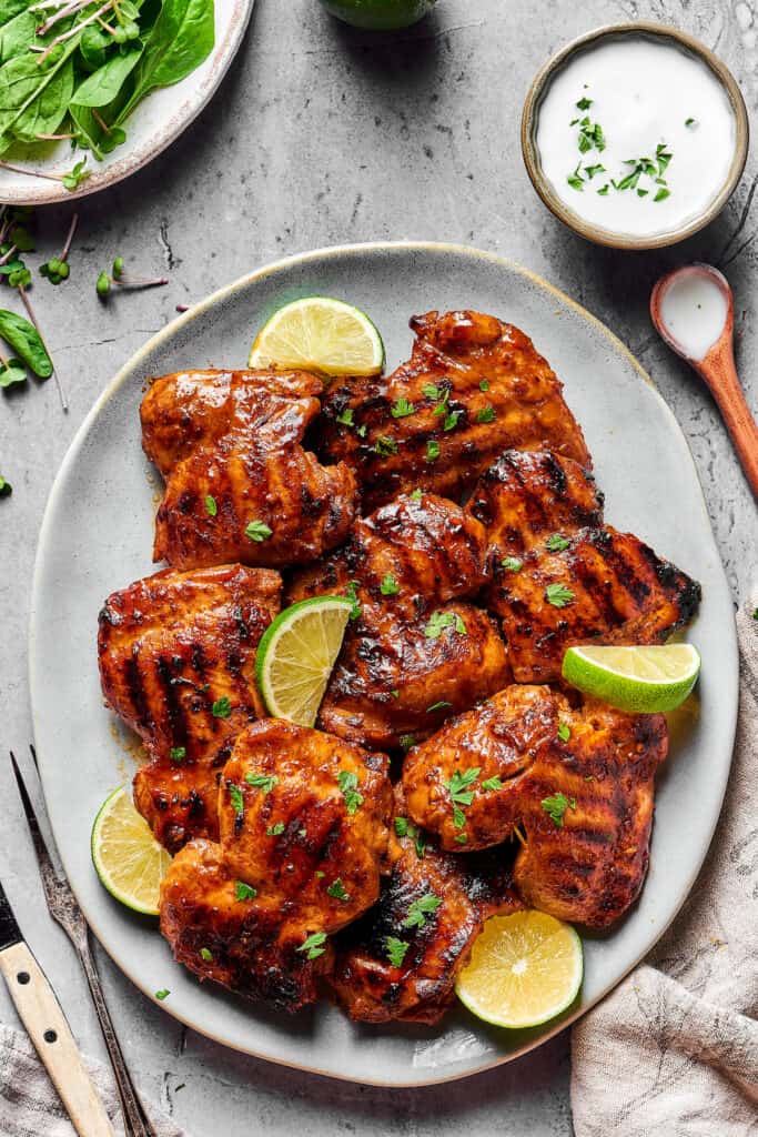 Perfect Grilled Chicken Thighs 