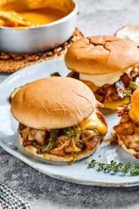 Philly Cheesesteak Burger | Easy Weeknight Recipes