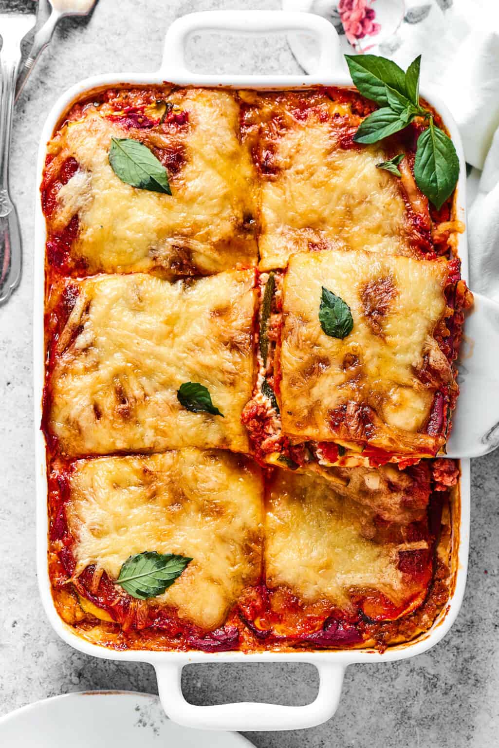 Zucchini Lasagna (Not Watery!) Easy Weeknight Recipes