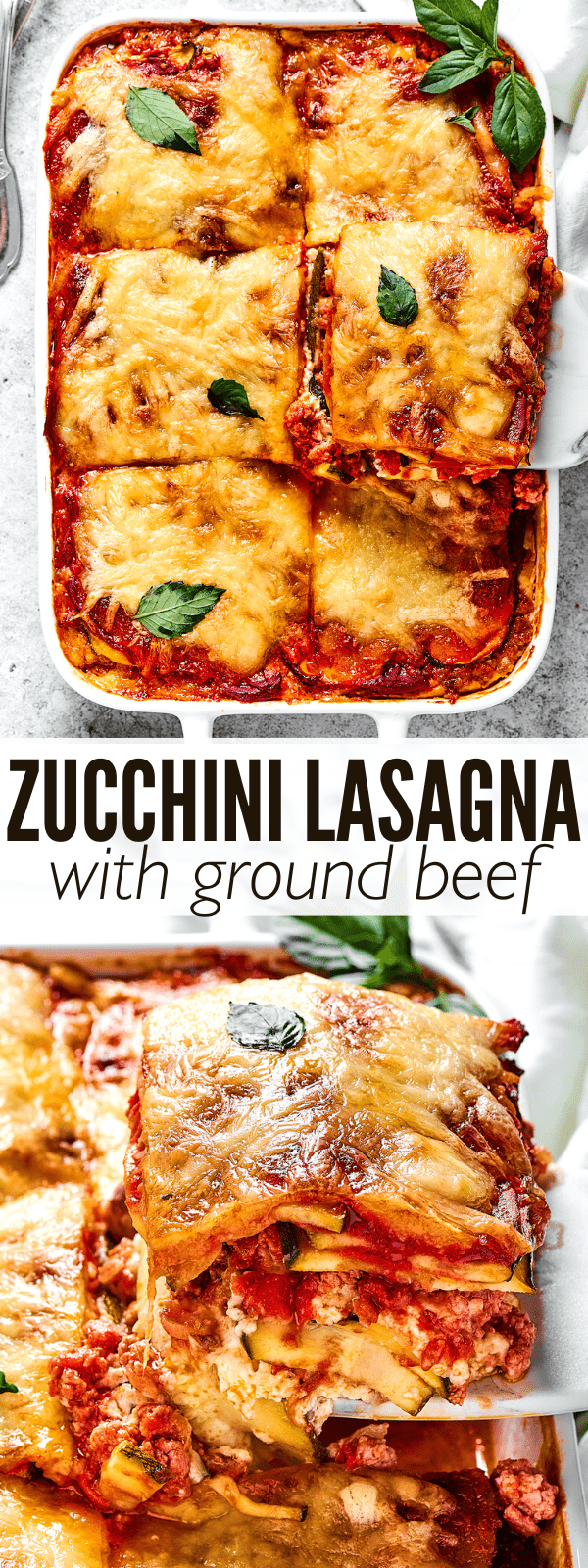 Zucchini Lasagna (Not Watery!) | Easy Weeknight Recipes