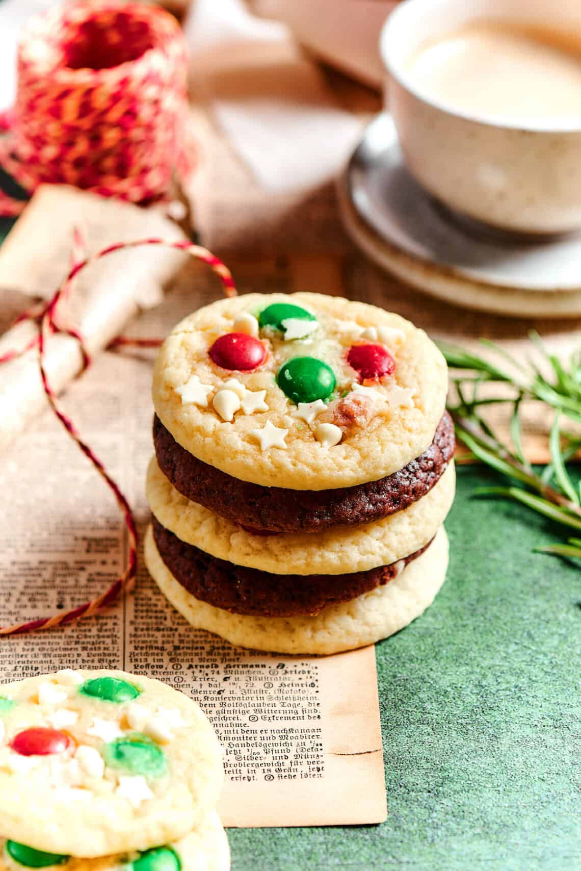 Christmas Cake Mix Cookies