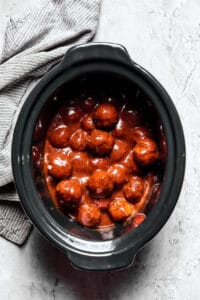 Slow Cooker Grape Jelly Meatballs | Easy Weeknight Recipes