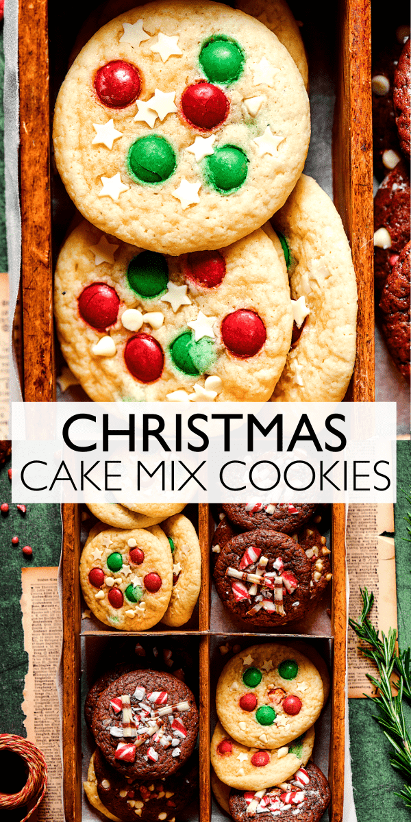 Christmas Cake Mix Cookies | Easy Weeknight Recipes