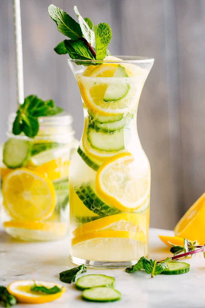 Cucumber Lemon Water Easy Weeknight Recipes   Lemon Cucumber Detox 1 683x1024 