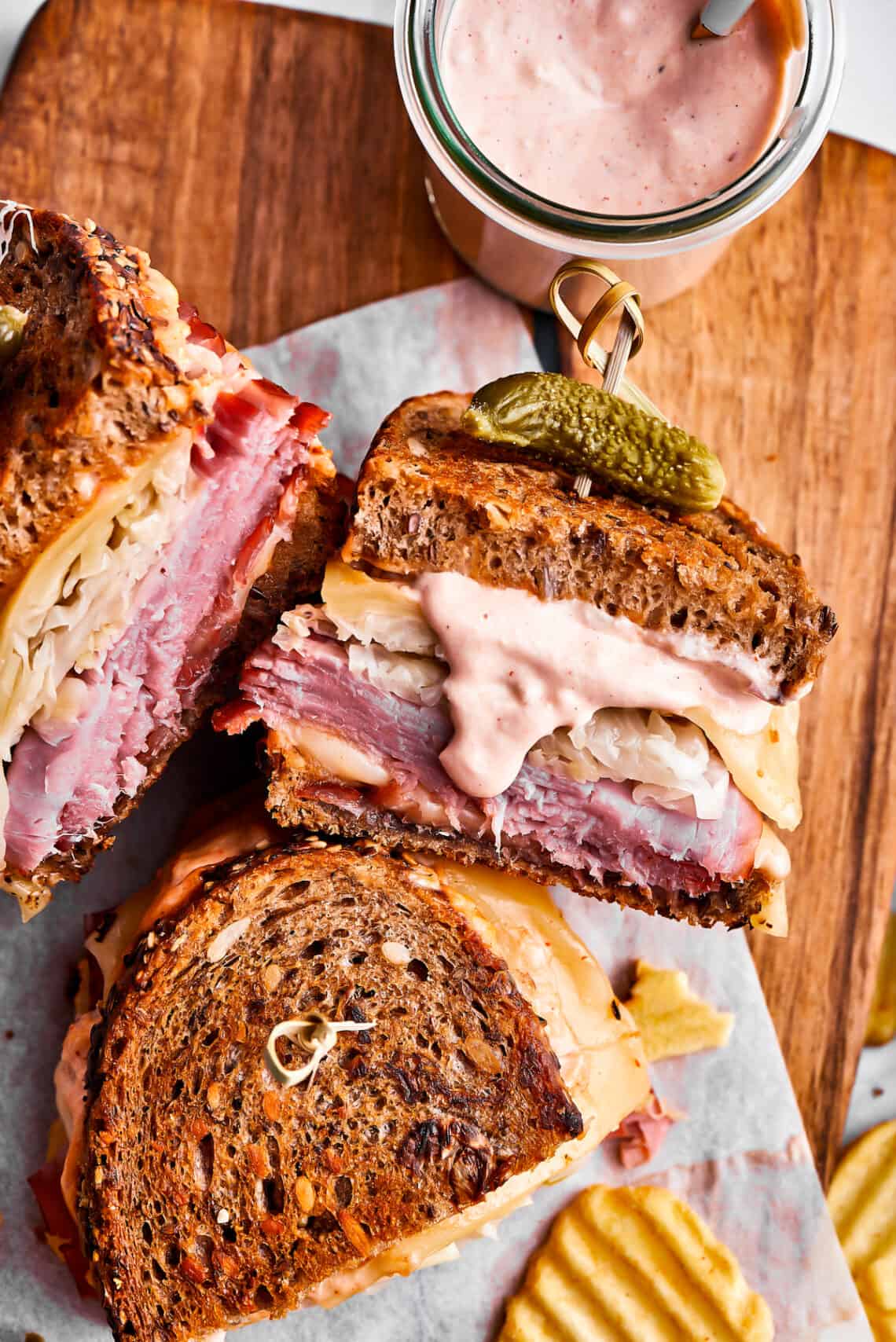 Reuben sandwich visual data 2
