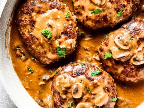 Salisbury Steak with Mushroom Gravy