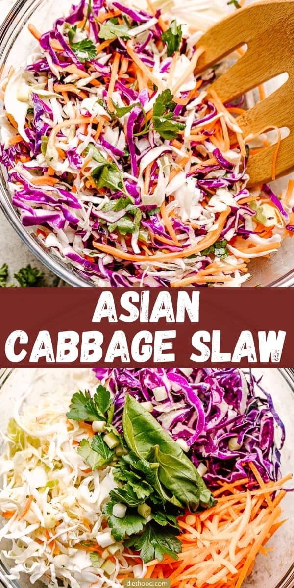 Asian Cabbage Slaw - Easy Weeknight Recipes