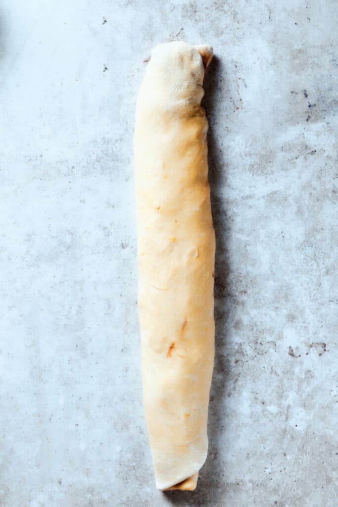 A thing, long roll of dough.
