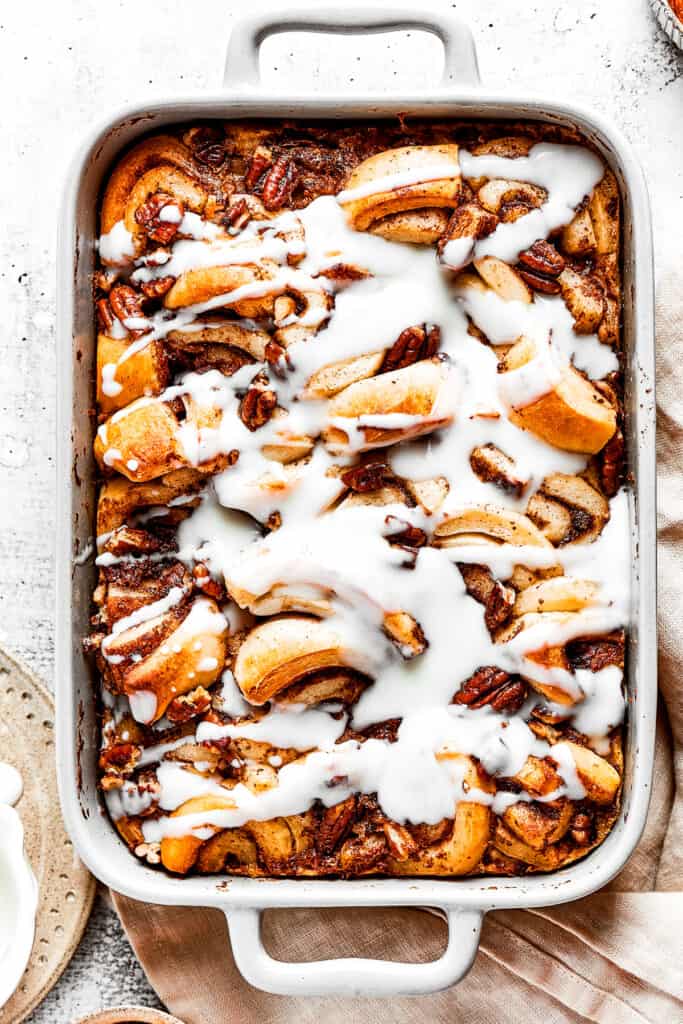 Cinnamon Roll Casserole Easy Weeknight Recipes