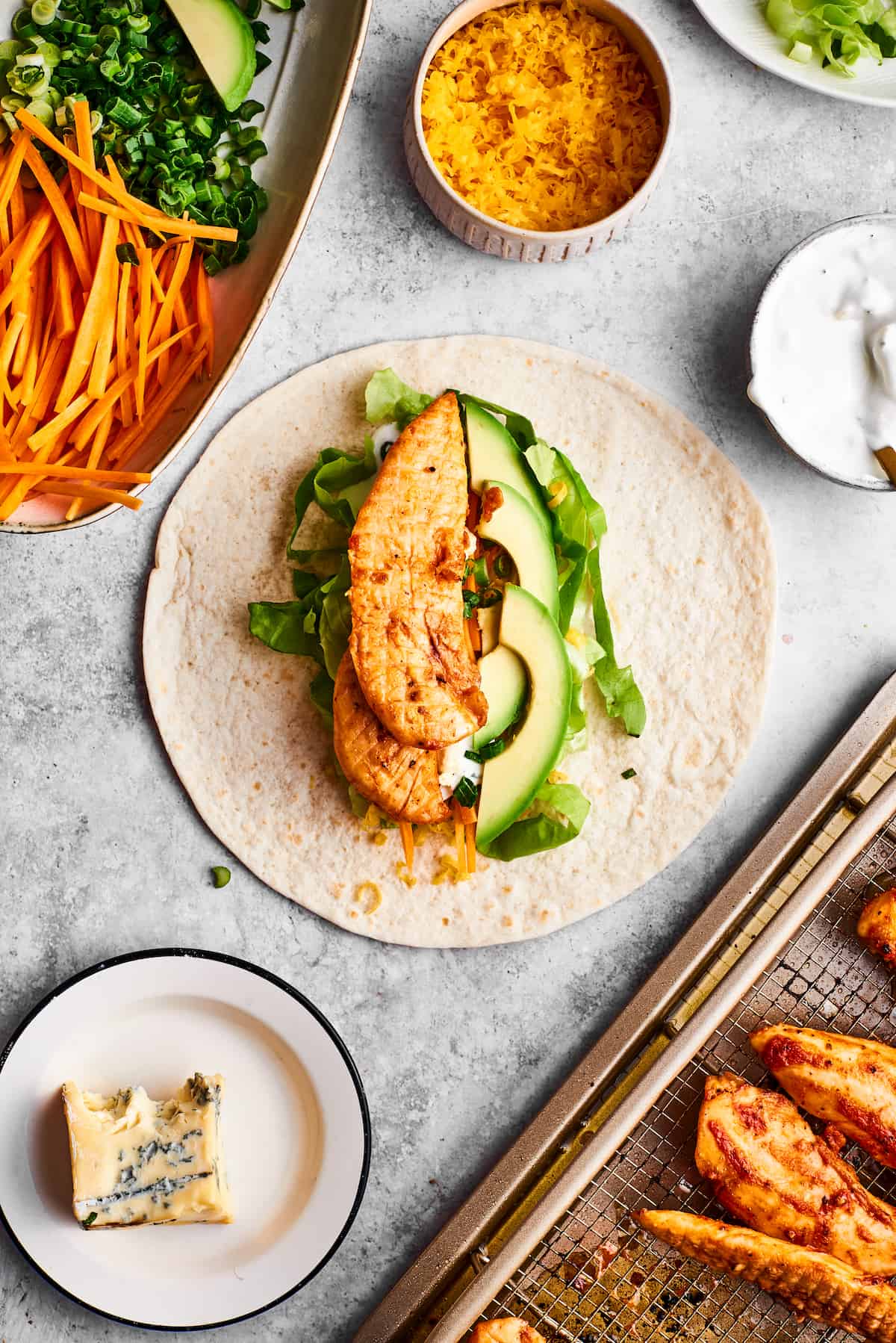 Buffalo Chicken Wrap | Easy Weeknight Recipes