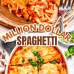 Million Dollar Spaghetti Pinterest image.