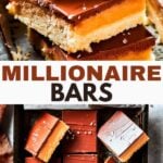 Millionaire bars pin image.