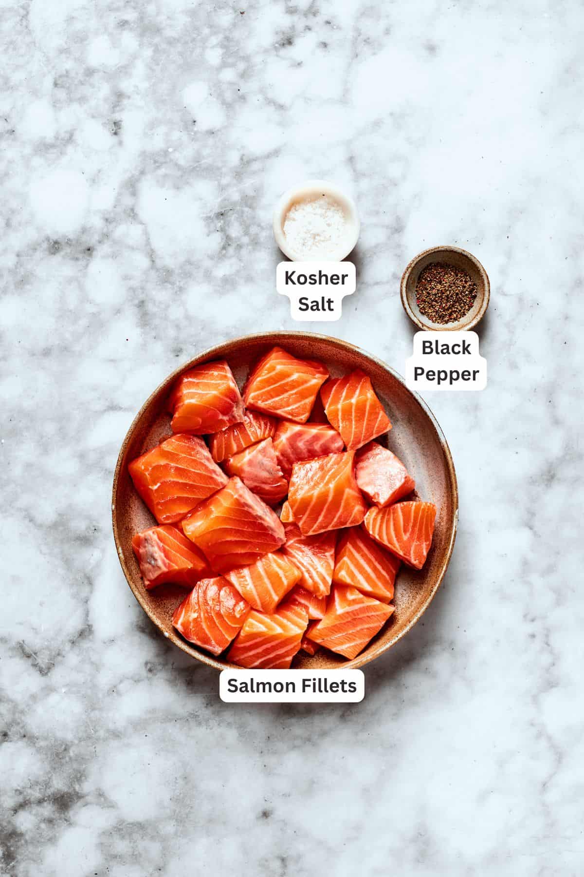 Salmon, salt, and pepper are text-labeled.