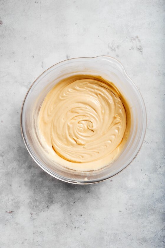 Sock it to me cake batter in bowl.