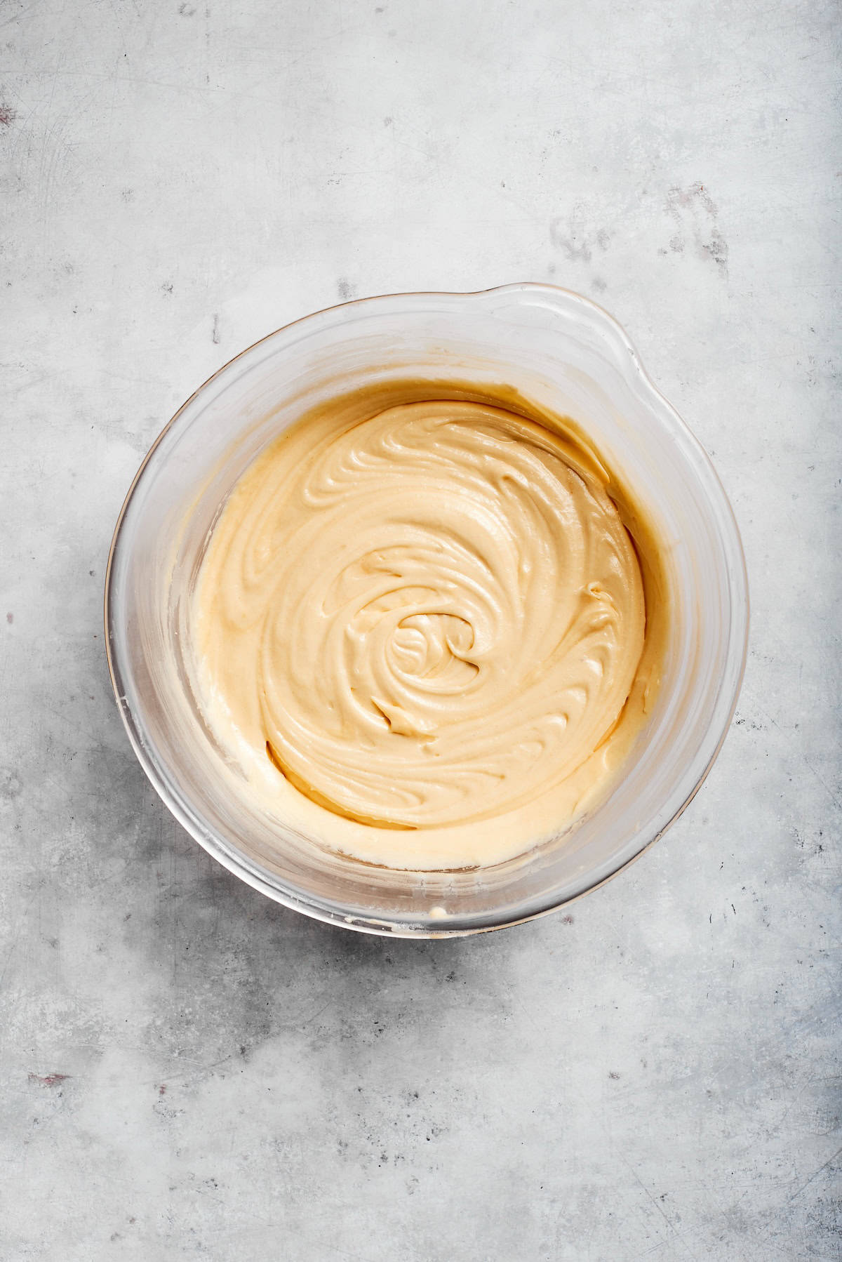 Sock it to me cake batter in bowl.